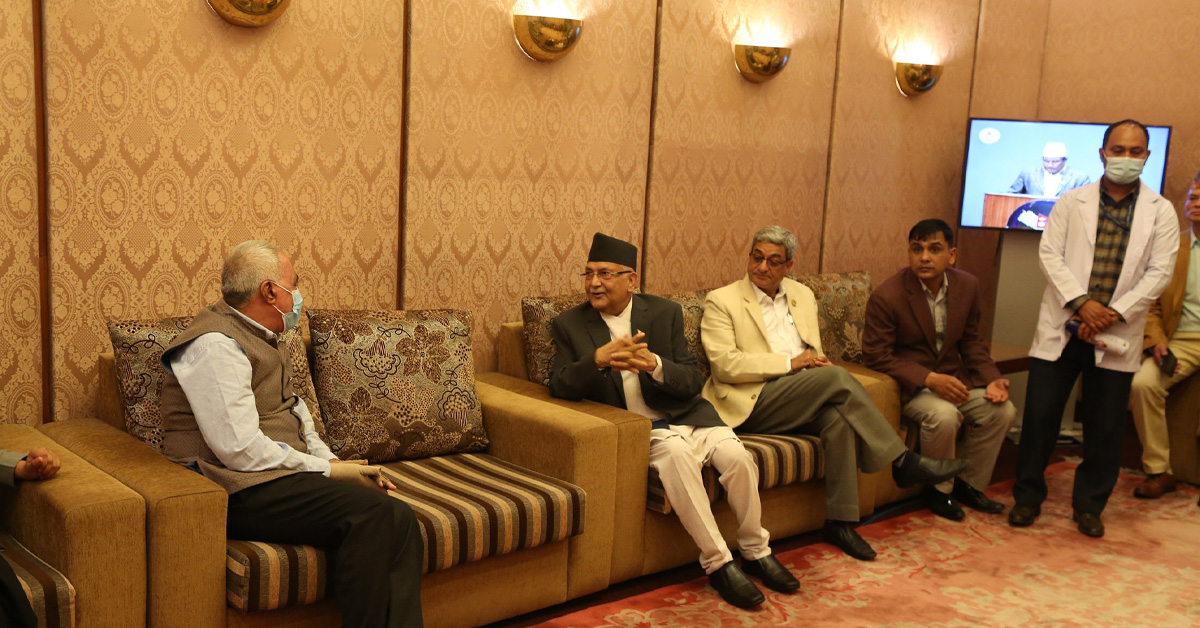 केपी ओलीसँगको भेटमा चन्द्र भण्डारीले भने- नेपालमा जलन अस्पताल निर्माणको काम थालाैँ