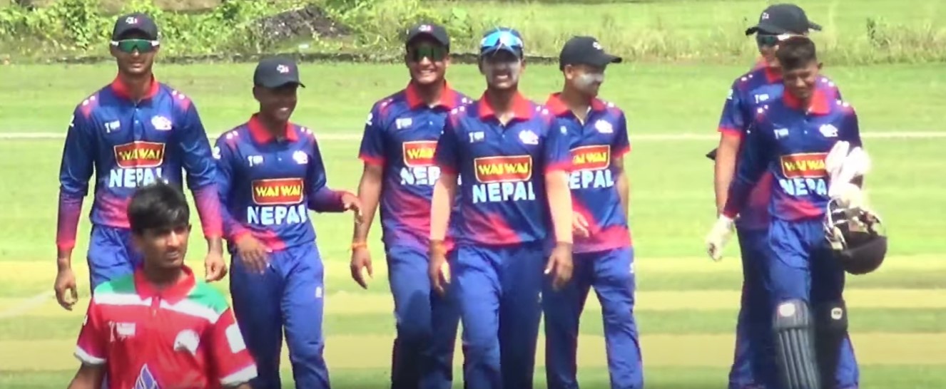 एसीसी यू १९ प्रिमियर कप : इरानविरुद्ध नेपाल २७४ रनले विजयी