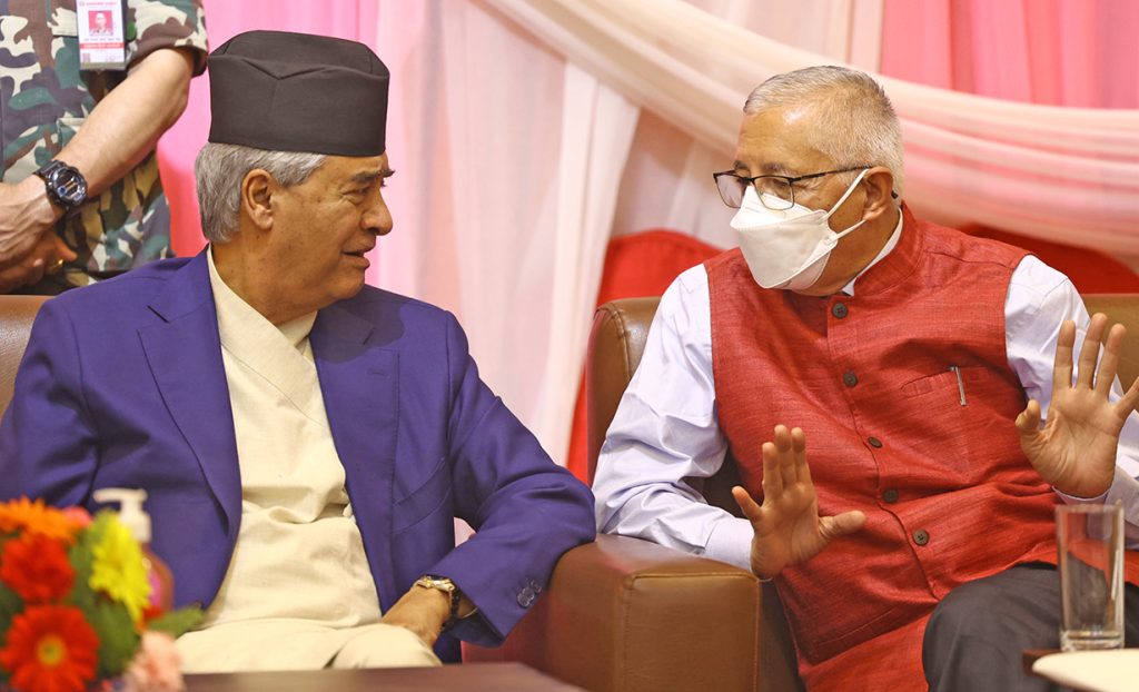 सभापति देउवाको नेतृत्व क्षमतामाथि कोइरालाको प्रश्न