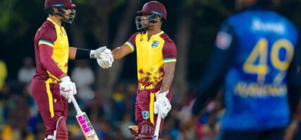 श्रीलंकासँगको पहिलो टी–२० मा वेस्ट इन्डिज पाँच विकेटले विजयी