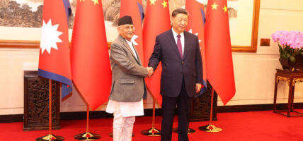 प्रधानमन्त्री ओलीद्वारा चिनियाँ राष्ट्रपतिसँग शिष्टाचार भेट, के-के भयो कुराकानी ?