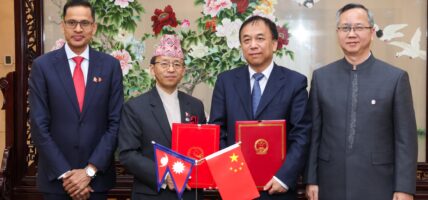 नेपाल र चीनबीच बीआरआई सहकार्यको फ्रेमवर्कमा हस्ताक्षर