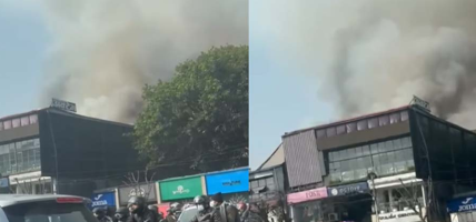 दरबारमार्गको उडल्याण्ड होटलमा आगलागी