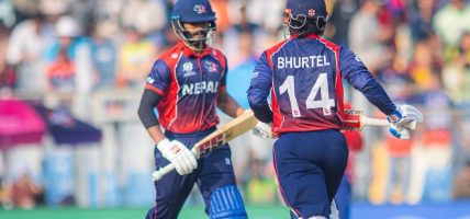 इटालीविरुद्ध नेपालले बनायो एक सय २३ रनको योगफल