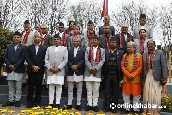 राष्ट्रियसभाका नवनिर्वाचित सदस्यद्वारा शपथ ग्रहण