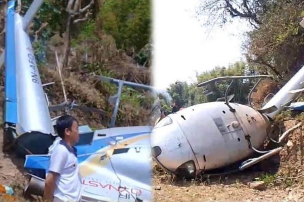 बालाबेँसी हेलिकप्टर दुर्घटनामा सवार भन्छन्, ‘दुर्घटना लगत्तै चालकले इन्जिन अफ गर्नुभयो ।’