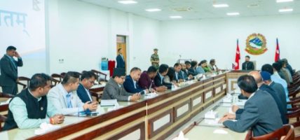 प्रधानमन्त्रीसँग  मधेस प्रदेशका सांसदको छलफल