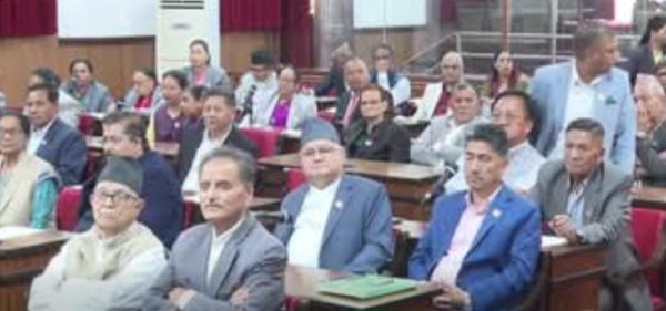 राष्ट्रियसभा बैठक : ‘राष्ट्रिय हितका लागि दलहरूबीच सहमति र सहकार्यको आवश्यक छ’ राष्ट्रियसभा बैठक : ‘राष्ट्रिय हितका लागि दलहरूबीच सहमति र सहकार्यको आवश्यक छ’