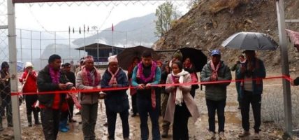 पचपन्न लाख लागतमा खेलमैदान निर्माण