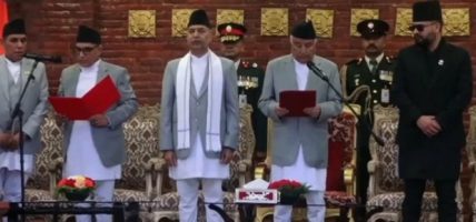 सर्बोच्च अदालतको प्रधानन्यायाधीशमा मनोजकुमार शर्माले शपथ लिए
