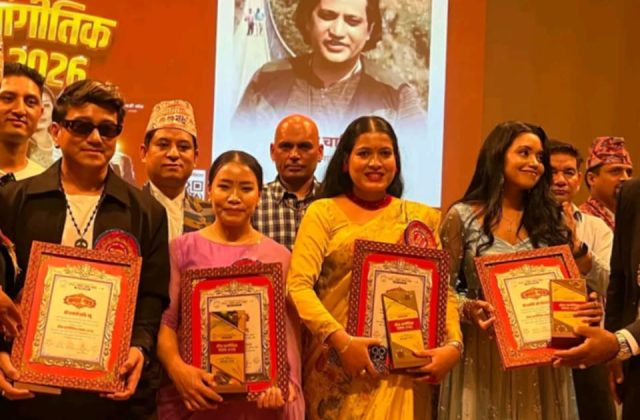 टीका सानू, देवी घर्ती, शान्ति श्री र रामजी खाँणको सांगीतिक प्रस्तुतिले जापानमा गुञ्जियो तीज