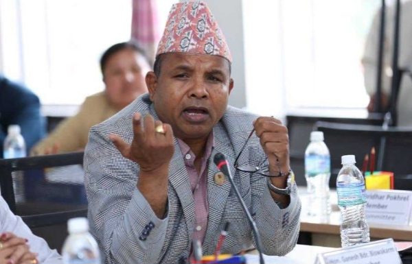 सङ्कल्प प्रस्ताव पारित गर्न, ‘सेभ द हिमालय’ भन्ने नारा अघि सार्न सान्सद बिश्वकर्मा को माग
